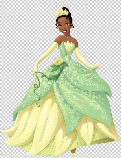 Descarga una adorable colección de 50 archivos La Princesa y el Sapo Clipart digitales en formato PNG con fondo transparente, perfecta para scrapbooking, diseño gráfico, decoración de fiestas, planners digitales, tarjetas y más.